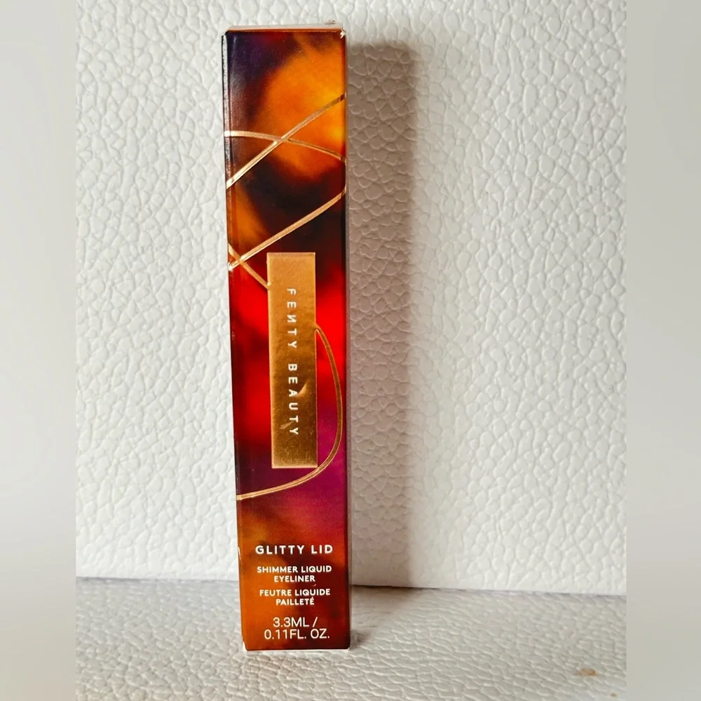 🆕 FENTY BEAUTY Glitty Lid Shimmer Liquid Eyeliner in Ritzy Rose - rose gold NIB